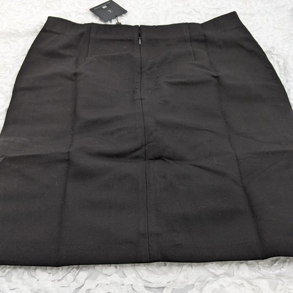 Marisa Kenson Pleather Ruby Black Skirt - Picture 3 of 4